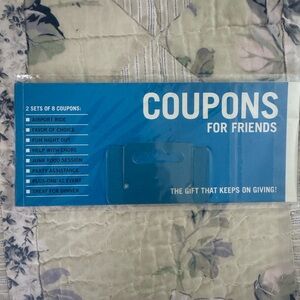 Coupon Book for Friends - Blue
